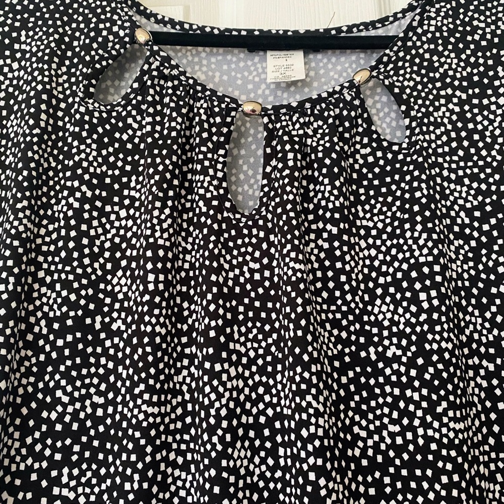 Mandy Evans Black and White Tunic - Picture 3 of 5